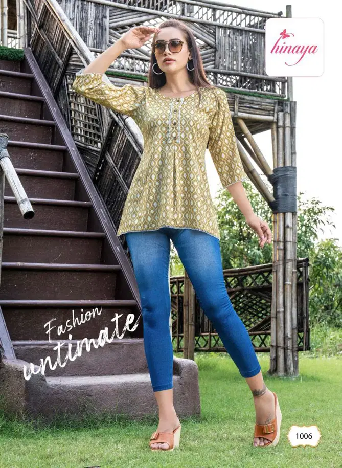 Hinaya Nora 2 Western Wear Wholesale Rayon Ladies Top Catalog